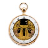 BREGUET ET FILS, OROLOGIO JACQUEMART A TEATRO, CON RIPETIZIONI ORE E QUARTI, SVIZZERA 1820 CIRCA