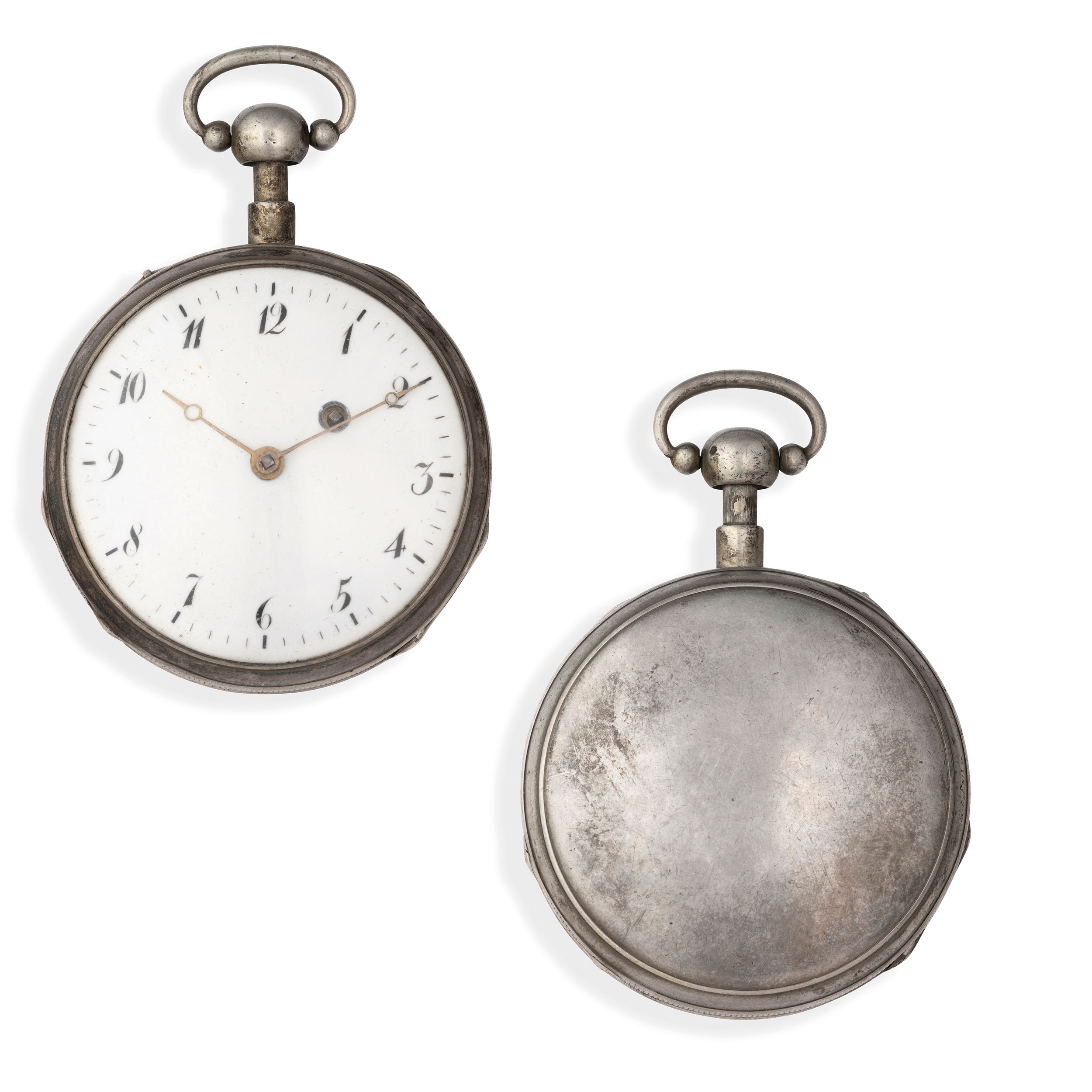 OROLOGIO DA TASCA IN ARGENTO, CON SUONERIA ORE E QUARTI, SVIZZERA 1820 CIRCA