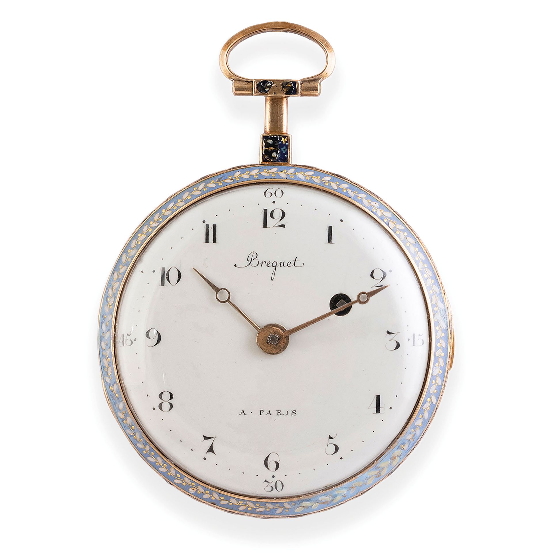 BREGUET, IMPORTANTE OROLOGIO IN ORO CON SMALTI POLICROMI, SVIZZERA 1790 CIRCA - Bild 2 aus 6