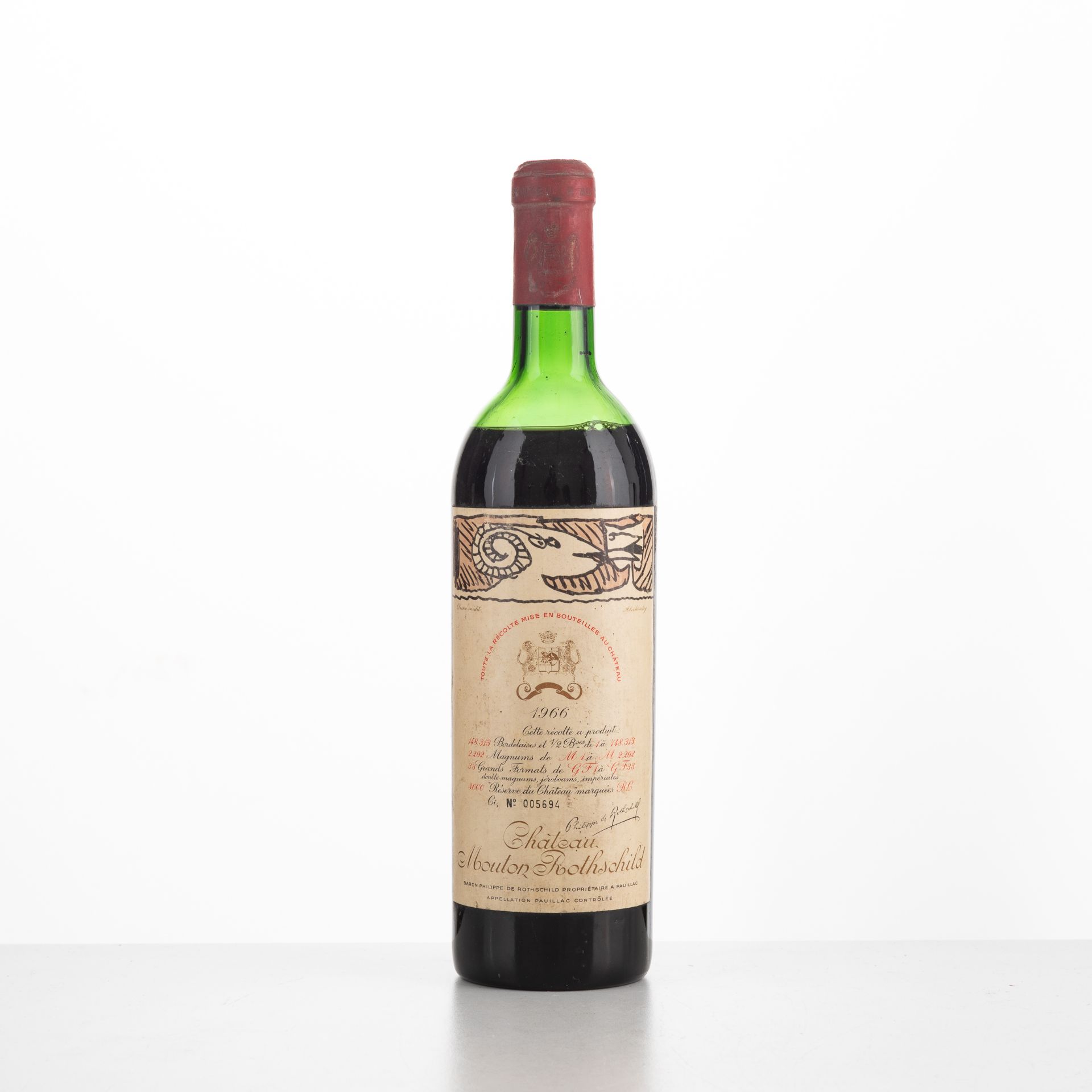 Château Mouton Rothschild 1er Grand Cru Classé 1966