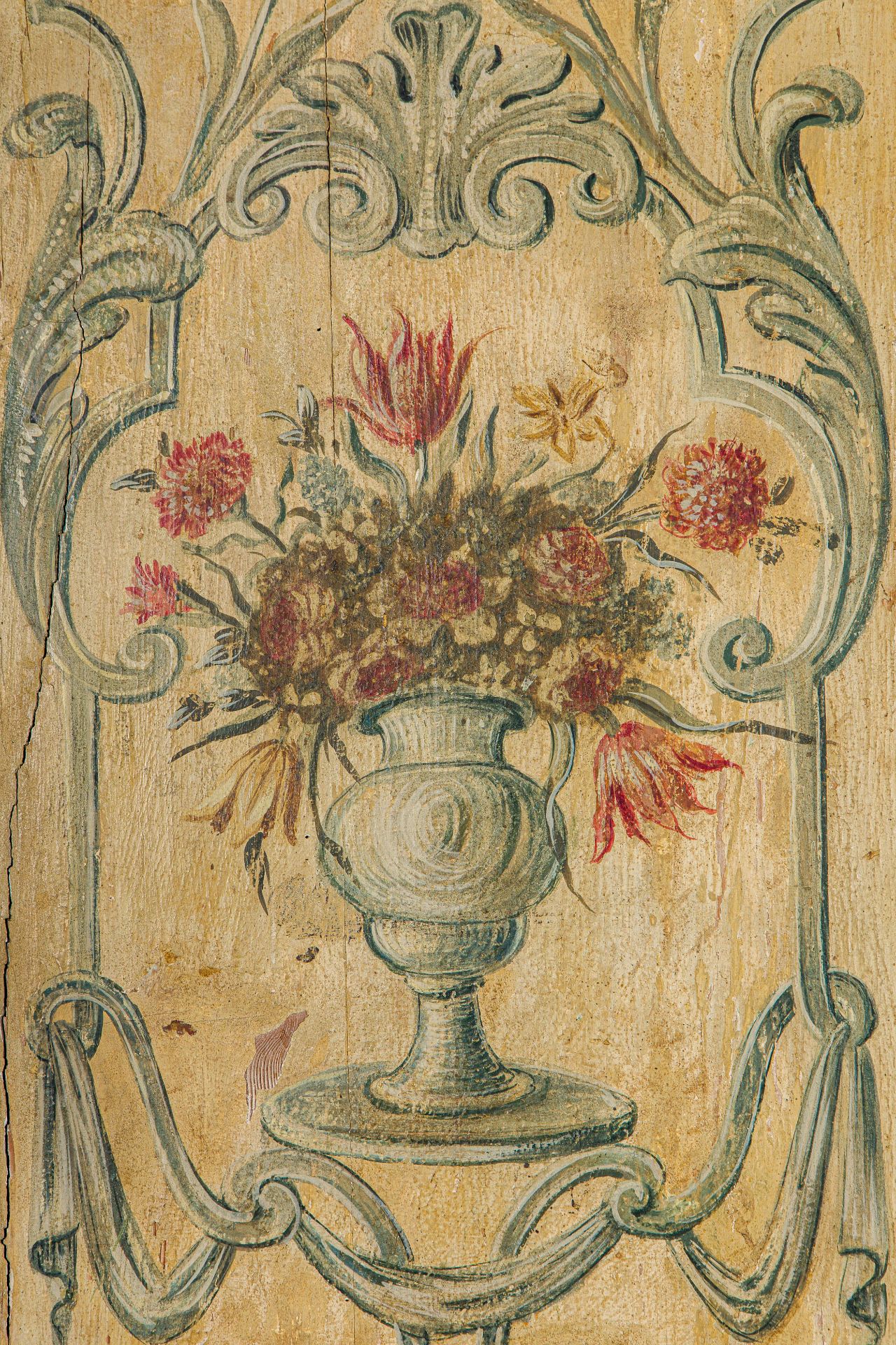 CREDENZA A DUE CORPI IN LEGNO LACCATO,REGNO DELLE DUE SICILIE, XVII-XVIII SECOLO - Bild 3 aus 4