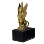 FIGURA IN BRONZO DORATO, XX SECOLO