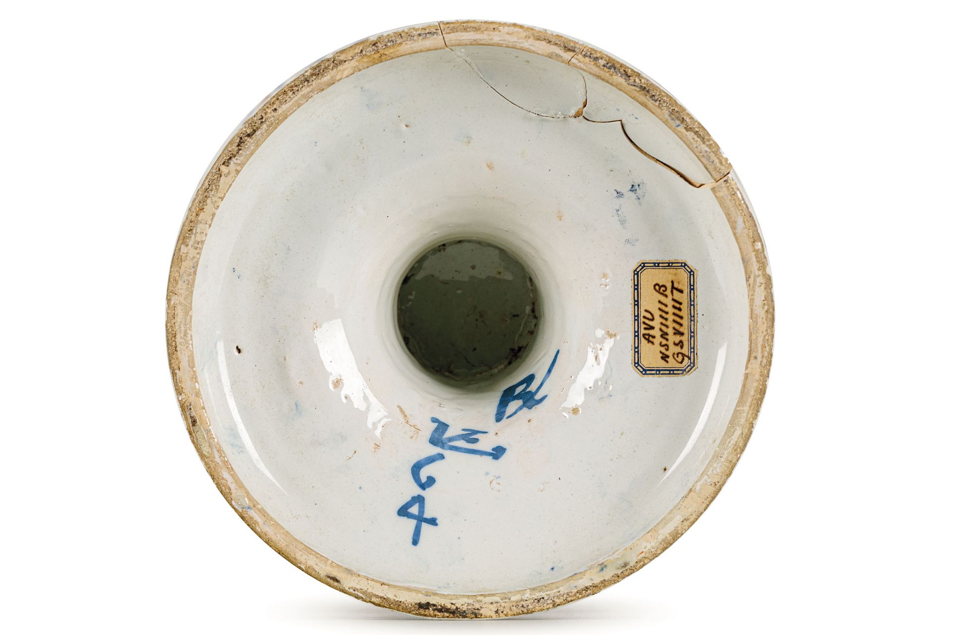 COPPIA DI VASI IN MAIOLICA POLICROMA, FORNACE DI DELFT, XIX SECOLO - Bild 4 aus 5