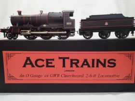 Ace Trains O gauge Churchward Mogul, Black, 5370, Early Crest in near mint condition, storage