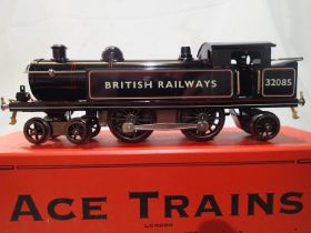 Ace Trains O gauge, 4.4.2 tank, British Railways Black, 32085, in near mint condition, box is for