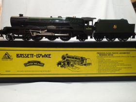 Bassett Lowke O gauge Princess Class, Princess Royal, Green, 46200, Early Crest in near mint