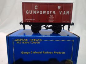 Ace Trains/Horton series, Caledonian railway gunpowder van, in near mint condition/boxed. UK P&P