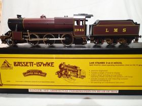 Live Steam O gauge Bassett Lowke LMS Stanier Mogul, as new/unused, in near mint condition/boxed with