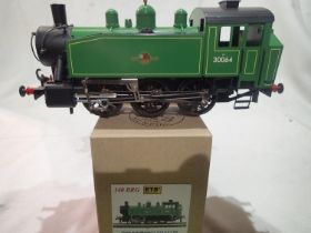 ETS O gauge USA 0.6.0 tank locomotive, Green, 30064, late Crest in near mint condition, boxed. UK