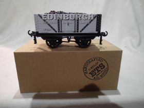 ETS/Raylo/WJV O gauge wagon Edinburgh Colliery wagon, seven plank, in near mint condition/boxed.