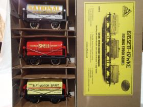 Bassett Lowke O gauge BL 99035 set of three tanker wagons, in near mint condition, boxed. UK P&P