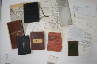 Mixed ephemera, Victorian and later. UK P&P Group 2 (£20+VAT for the first lot and £4+VAT for