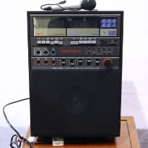 Frequency Equalizer karaoke machine with microphone. Not available for in-house P&P