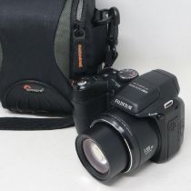 Fuji Film Finepix S2000 HD camera in a Lowepro bag. UK P&P Group 2 (£20+VAT for the first lot and £