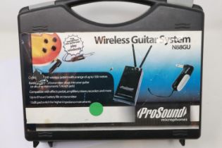 ProSound wireless guitar system, model N88GU, in case. UK P&P Group 2 (£20+VAT for the first lot and