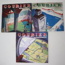 Three copies of Courier magazines 1946. UK P&P Group 1 (£16+VAT for the first lot and £2+VAT for