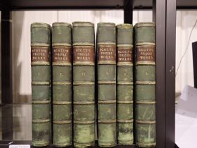 Scots Pros works in six volumes, circa 1827. UK P&P Group 3 (£30+VAT for the first lot and £8+VAT