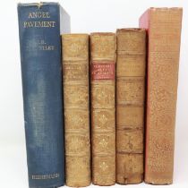 Five antiquarian books including The Earthly Paradise by William Morris. UK P&P Group 2 (£20+VAT for