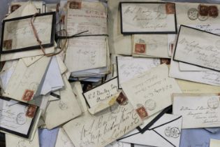 Quantity of mixed postal history, mainly Liverpool Victorian. Not available for in-house P&P