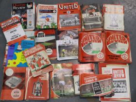 Large quantity of football programmes, mostly Manchester United. Not available for in-house P&P