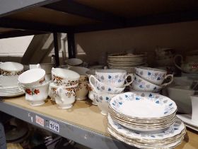 Large quantity of mixed teaware including Colclough. Not available for in-house P&P