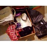 Selection of various ladies handbags and purses. Not available for in-house P&P