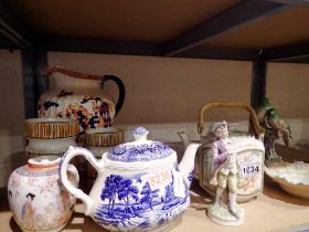 Quantity of mixed ceramics including Ironstone. Not available for in-house P&P