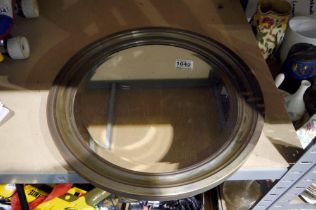 British made Albany circular mirror, D: 33 cm. Not available for in-house P&P