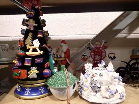 Quantity of mixed Christmas decorations. Not available for in-house P&P