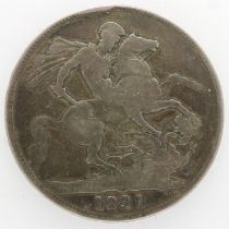 1821 silver crown of George IV. UK P&P Group 0 (£6+VAT for the first lot and £1+VAT for subsequent