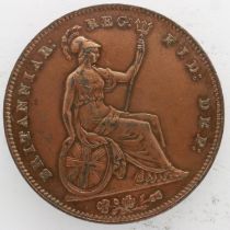 1855 penny of Queen Victoria. UK P&P Group 0 (£6+VAT for the first lot and £1+VAT for subsequent