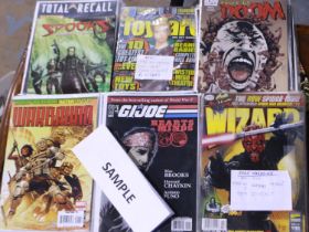 Twenty four mixed comics including G.I Joe. UK P&P Group 2 (£20+VAT for the first lot and £4+VAT for