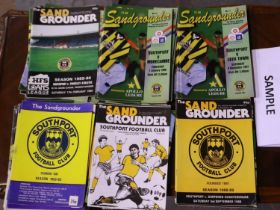 Approximately 200 Southport football club home programmes. Not available for in-house P&P