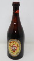 Bottle of Bass Princes ale 1929, lacking seal. UK P&P Group 2 (£20+VAT for the first lot and £4+