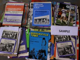 170 1950s-1970s football programmes. Not available for in-house P&P