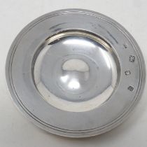 Mappin & Webb hallmarked silver Armada dish, London assay, D: 12 cm, 124g. UK P&P Group 1 (£16+VAT