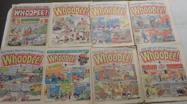 Approximately one hundred and fifty Whoopee! comics, 1974-1978. Not available for in-house P&P