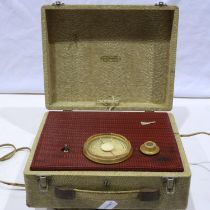 Marconiphone vintage cased valve radio. Not available for in-house P&P