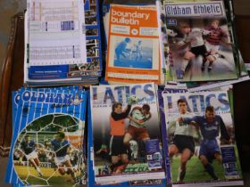 120 + Oldham Athletic Football Club programmes, 1960s - 1990s. Not available for in-house P&P