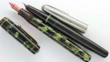 Summit fountain pen with 14kt gold nib and another. UK P&P Group 1 (£16+VAT for the first lot and £