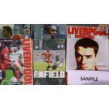 Quantity of Liverpool FC UEFA cup programmes. UK P&P Group 2 (£20+VAT for the first lot and £4+VAT
