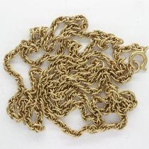 9ct gold chain, L: 62 cm, 8.7g. UK P&P Group 0 (£6+VAT for the first lot and £1+VAT for subsequent