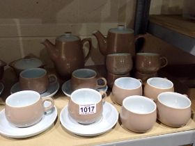 Twenty six piece Langley coffee service. Not available for in-house P&P