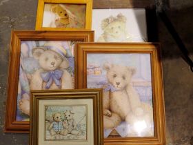 Mixed framed pictures and prints. Not available for in-house P&P