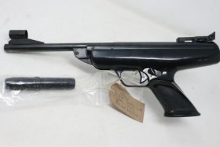BSA Scorpion 22 cal air pistol, with cocking lever, recently serviced. UK P&P Group 1 (£16+VAT for