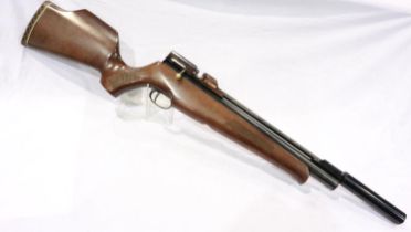 Falcon SWP 3000psi .22 cal air rifle with silencer. UK P&P Group 3 (£30+VAT for the first lot and £