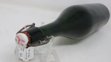 WW2 German Luftwaffe beer bottle with stamped pot stopper. UK P&P Group 2 (£20+VAT for the first lot