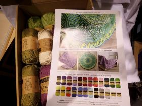 Scheepjes Spirits of Life wrap crochet kit and yarn. Not available for in-house P&P