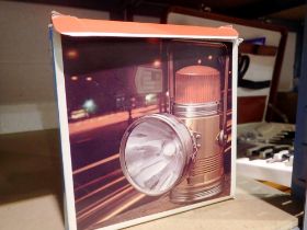 Pifco red dome lamp model 1540 6v motorist torch. Not available for in-house P&P