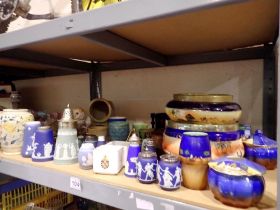 Quantity of mixed ceramics including Wedgwood. Not available for in-house P&P